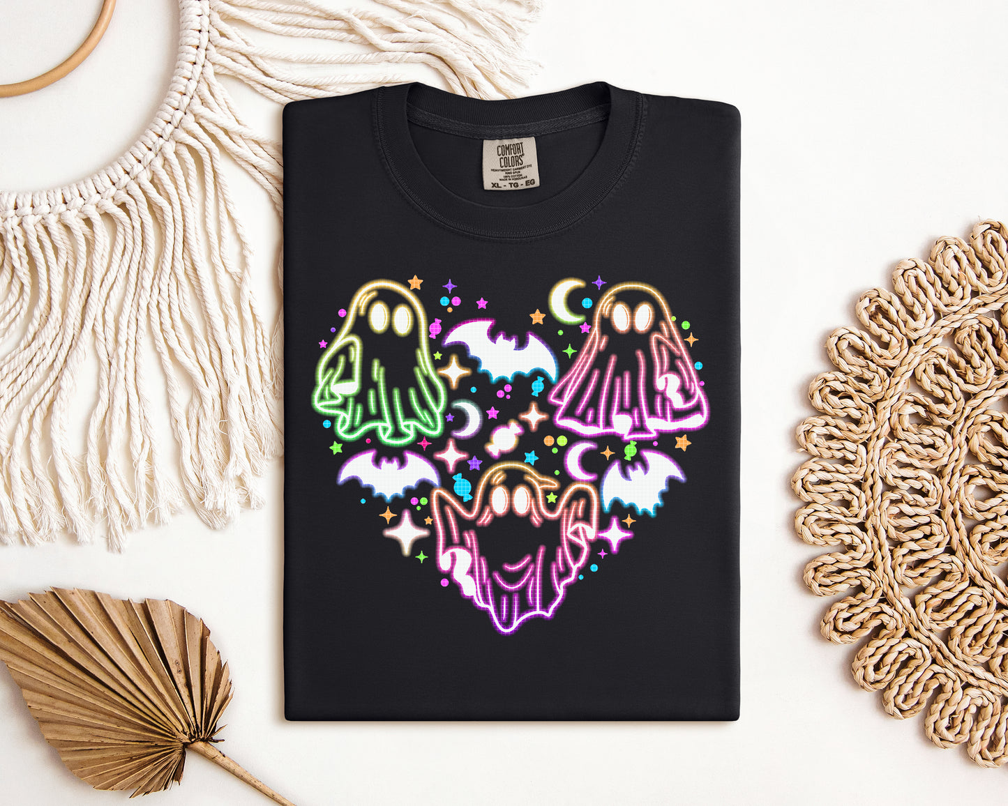 Neon Ghosts Graphic Tee