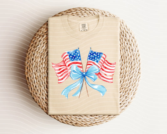 Watercolor Flags Graphic Tee