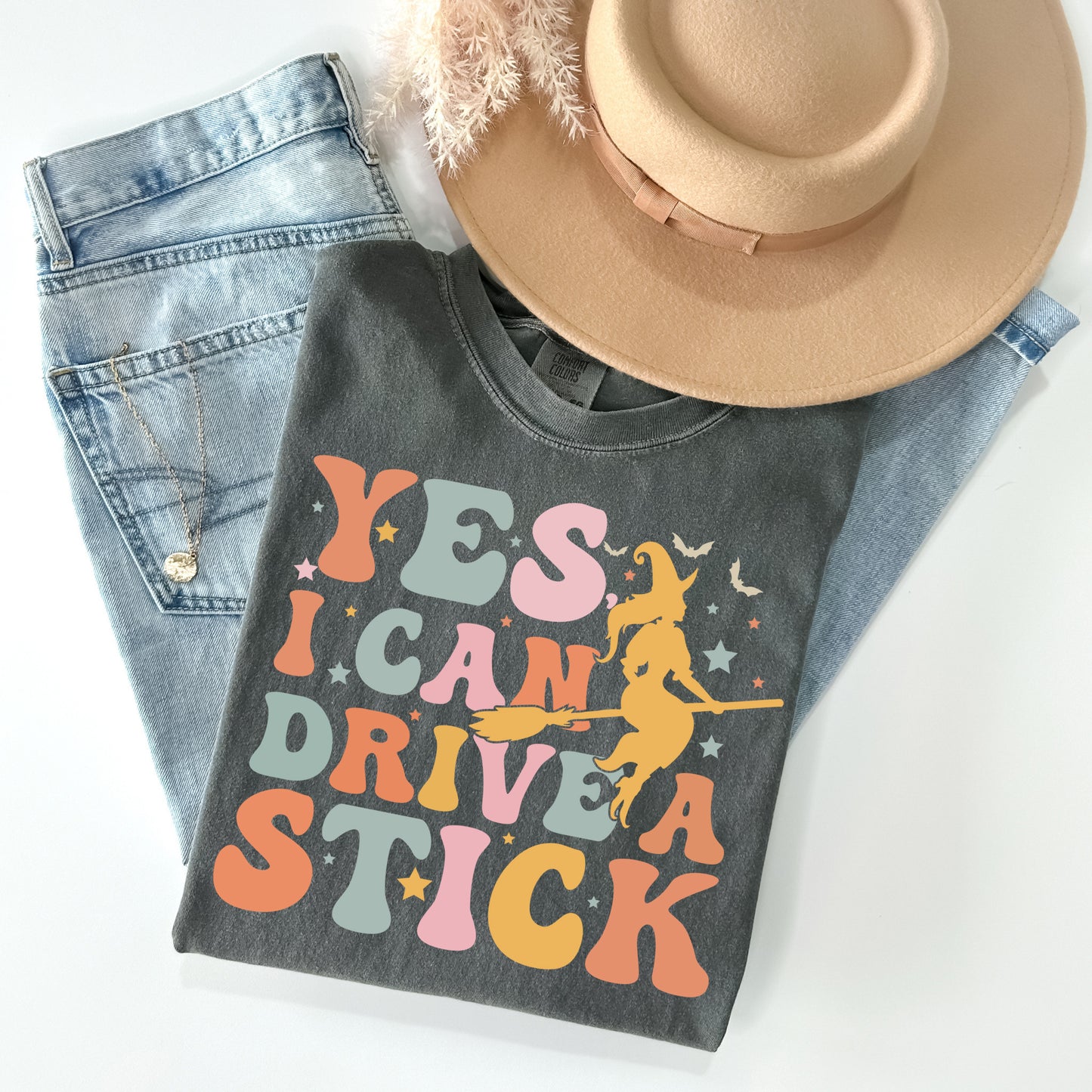 Yes I Can Drive a Stick Graphic Tee