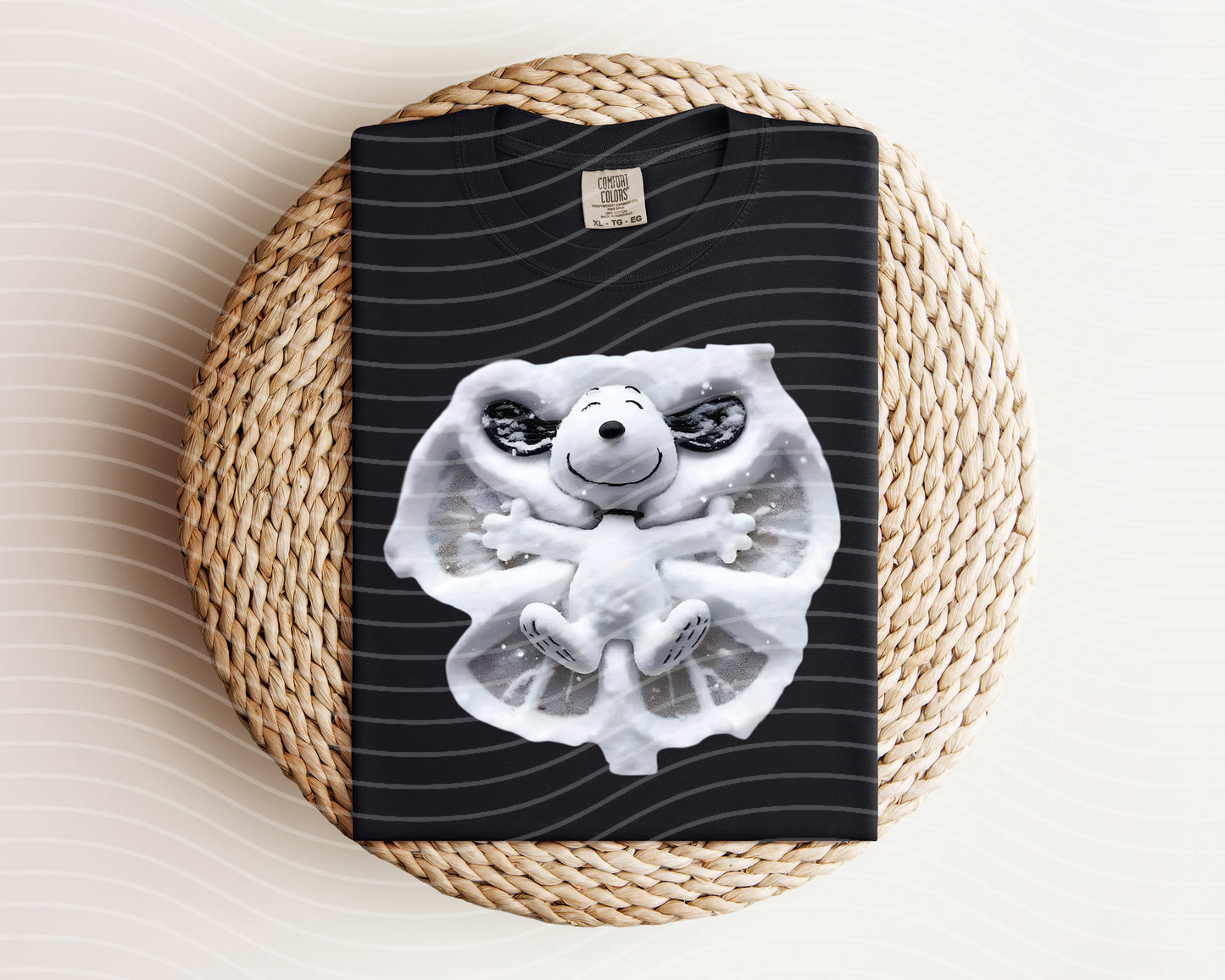 Snoopy Snow Angel Graphic Tee