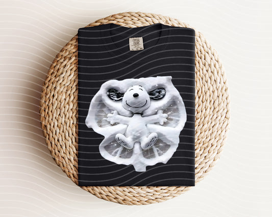 Snoopy Snow Angel Graphic Tee