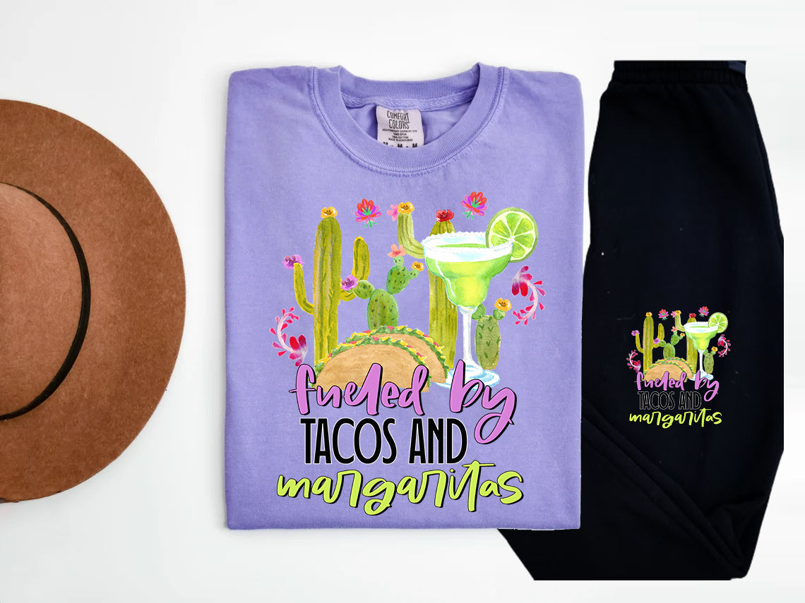 Fueled by Tacos and Margaritas Graphic Tee