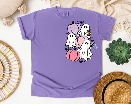 Ghosts and Pumpkins Graphic Tee