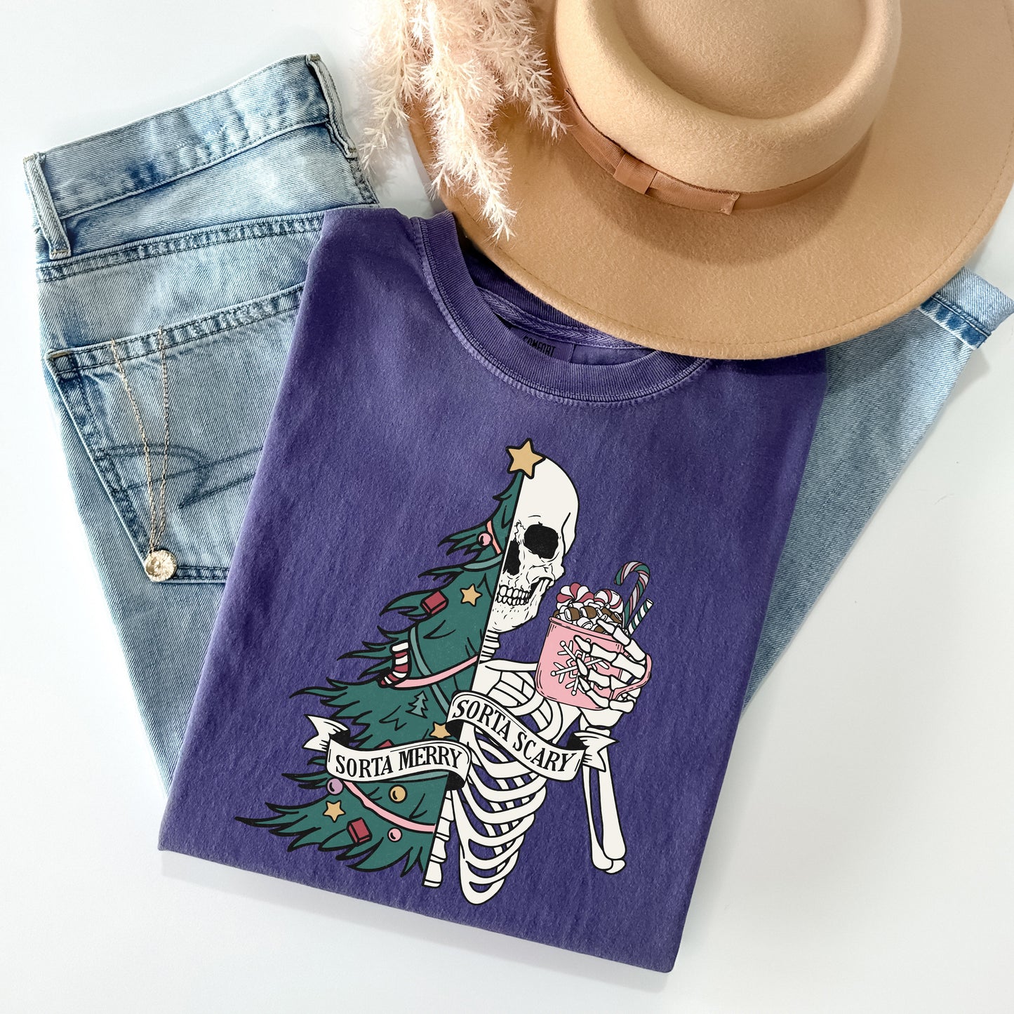 Sorta Merry Sorta Scary Graphic Tee