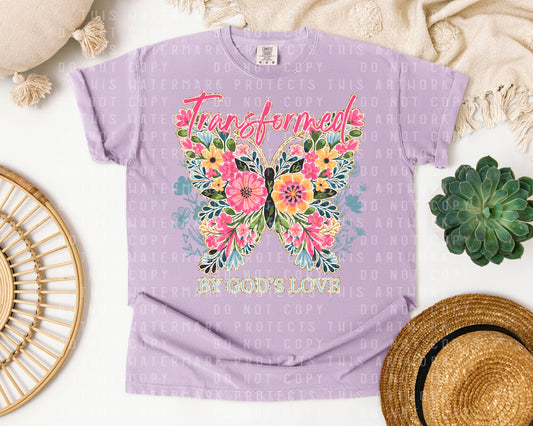 Transformed by God's Love Graphic Tee