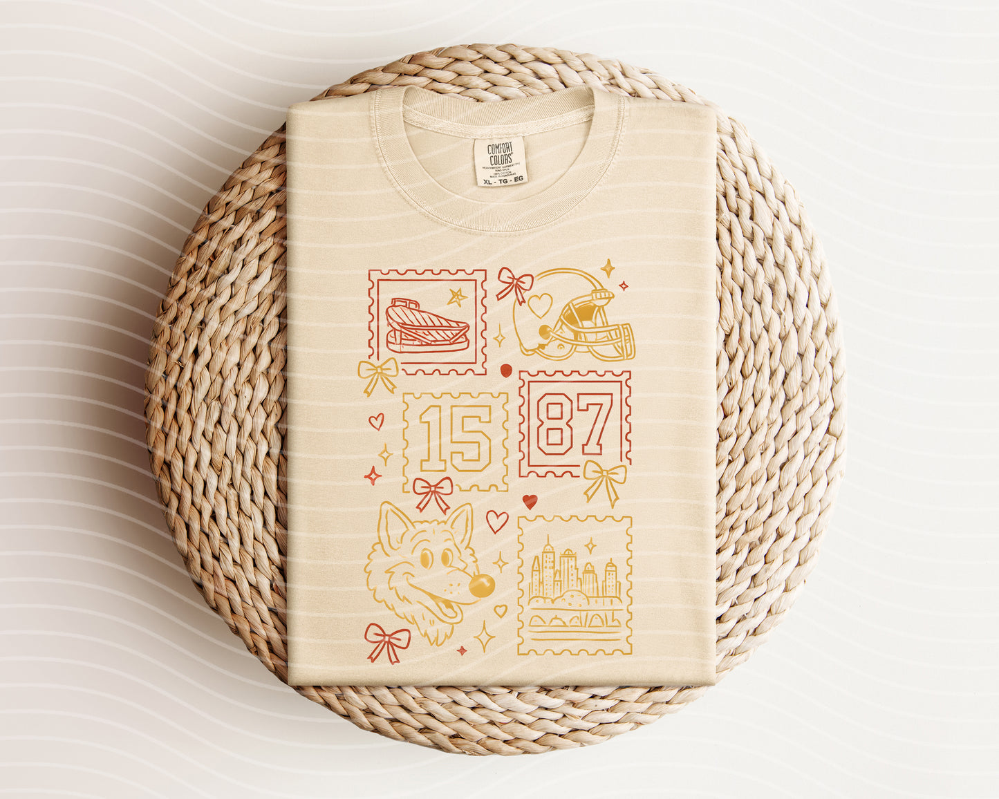 Chiefs Coquette Stamps Graphic Tee