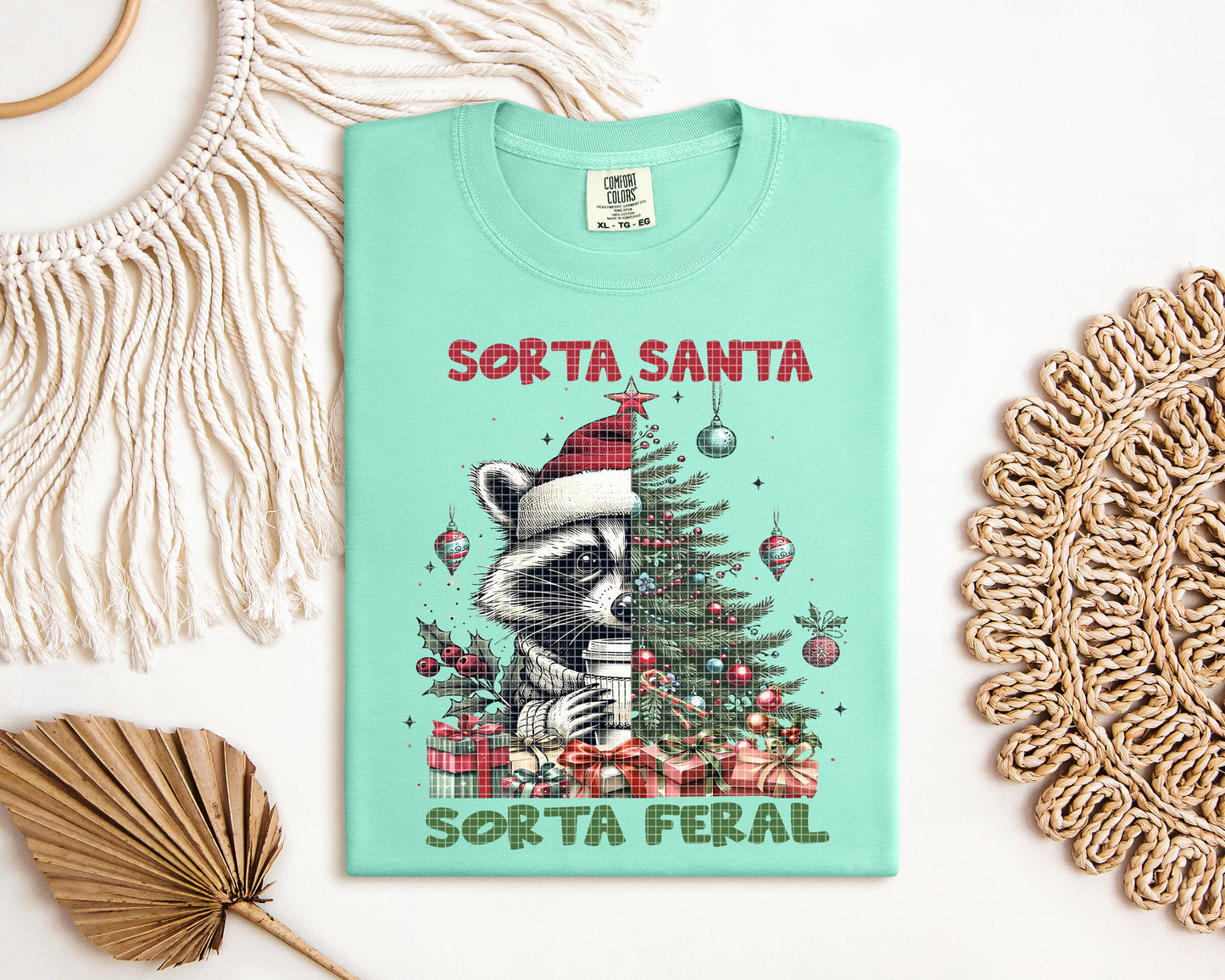 Sorta Santa Sorta Feral Graphic Tee