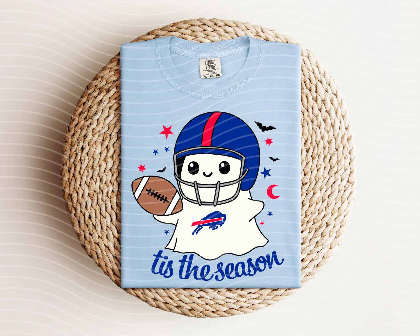 Bills Tis the Season Ghost Graphic Tee