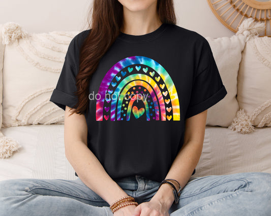 Tie Dye Rainbow Graphic Tee