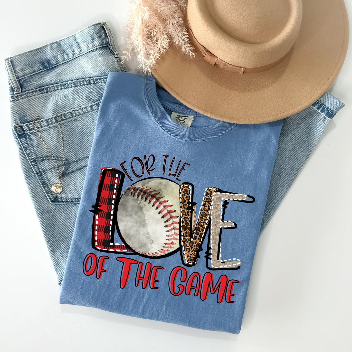 For the Love of the Game Baseball Graphic Tee