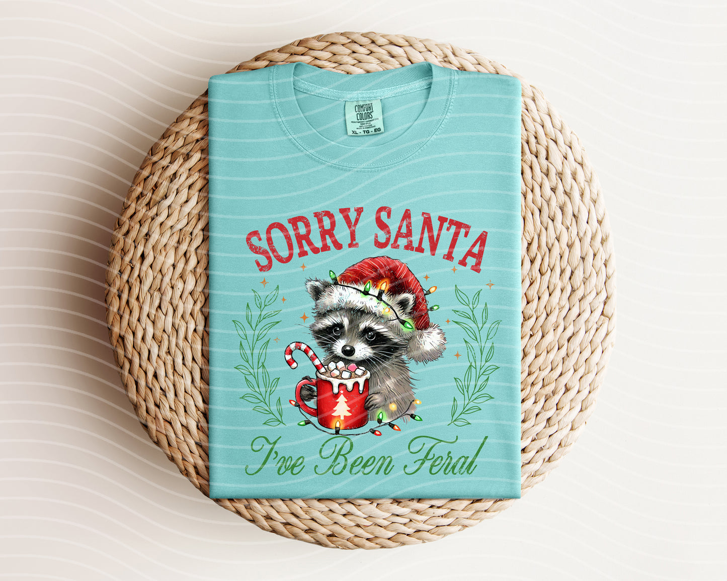 Sorry Santa I've Been Feral Graphic Tee