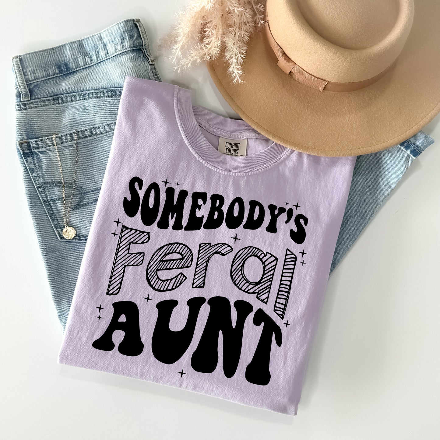 Somebody's Feral Aunt Graphic Tee