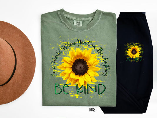 In A World Where You Can Be Anything Kind Graphic Tee Graphic Tee
