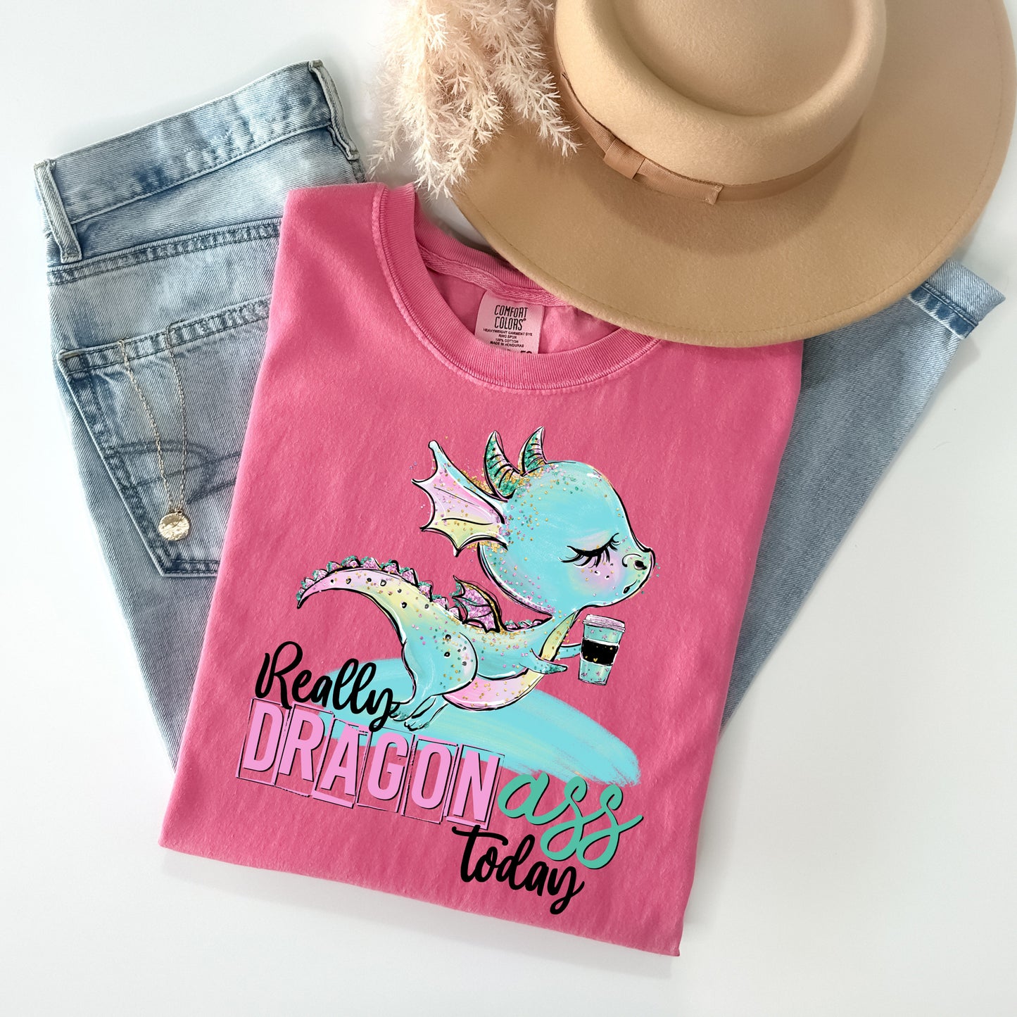 Really Dragon A** Today Graphic Tee