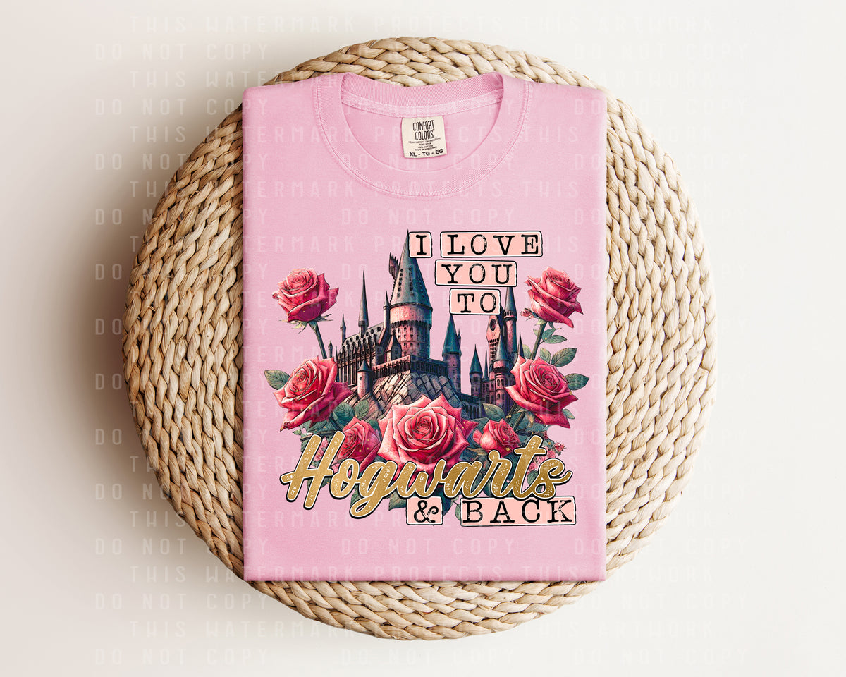 I Love You to Hogwarts & Back Graphic Tee