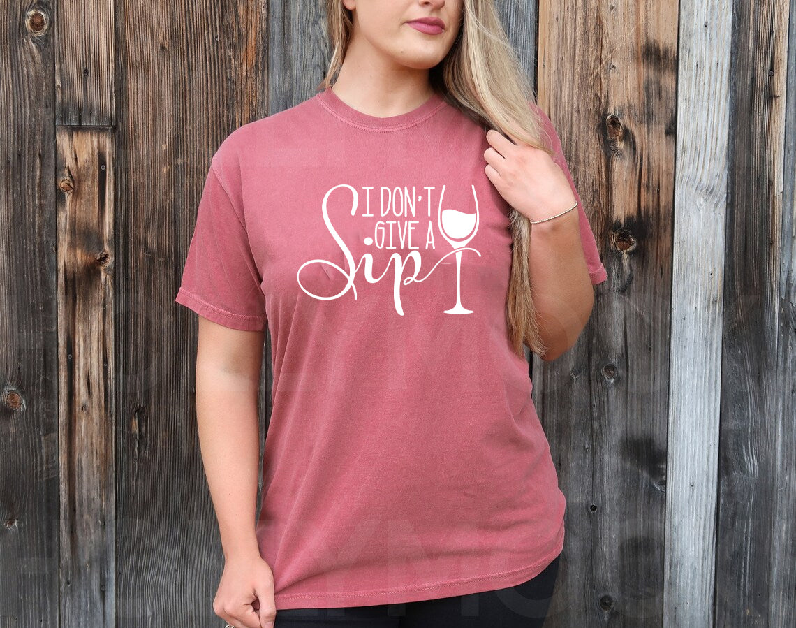 I Don't Give a Sip Graphic Tee