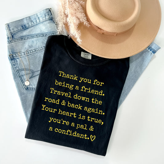 Thank You for Being a Friend Graphic Tee