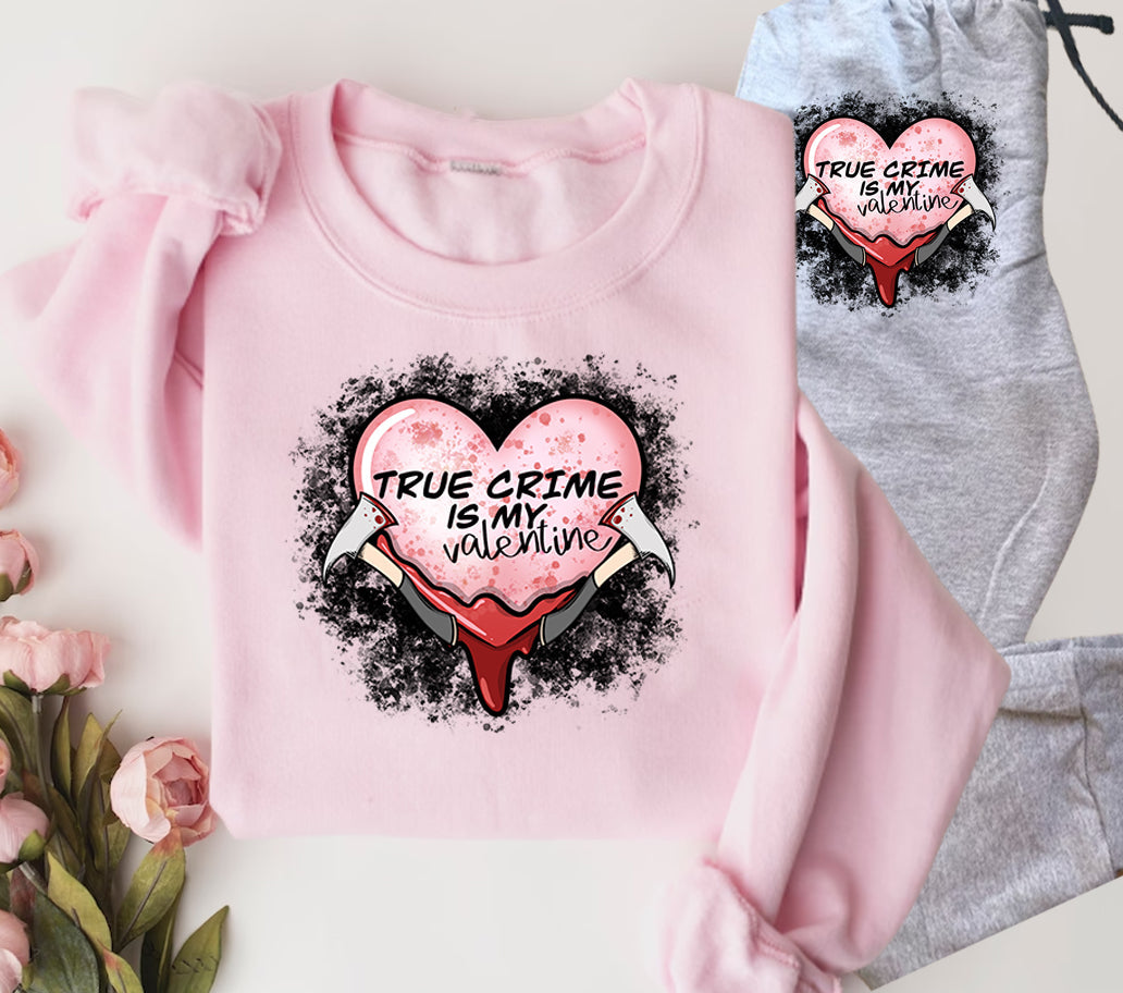 True Crime Is My Valentine Jogger