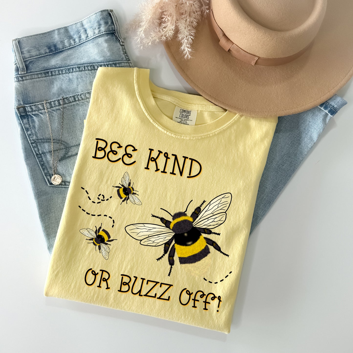 Bee Kind or Buzz Off Graphic Tee