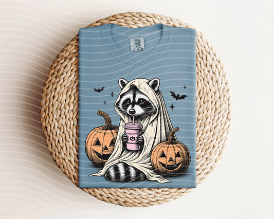 Fall Raccoon Graphic Tee