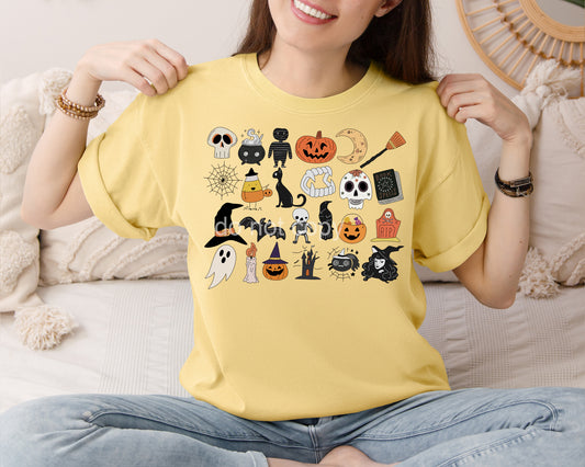 Halloween Icons Graphic Tee
