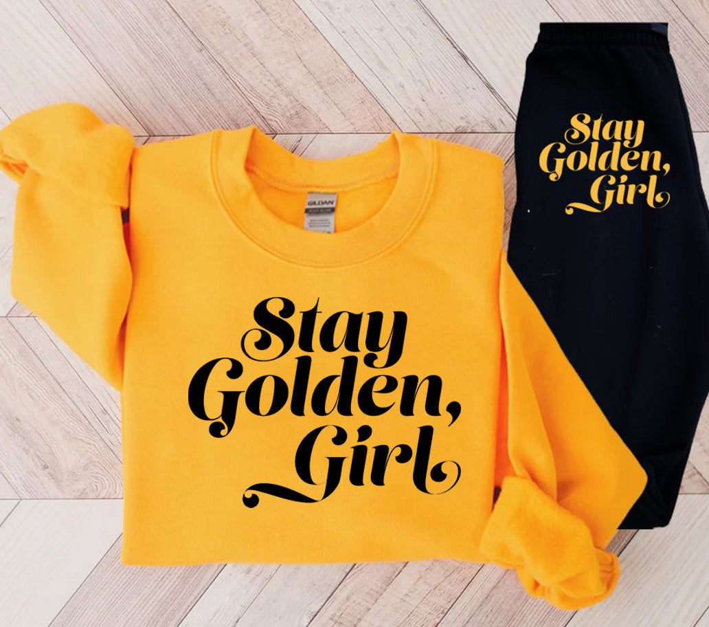 Stay Golden Girl Jogger