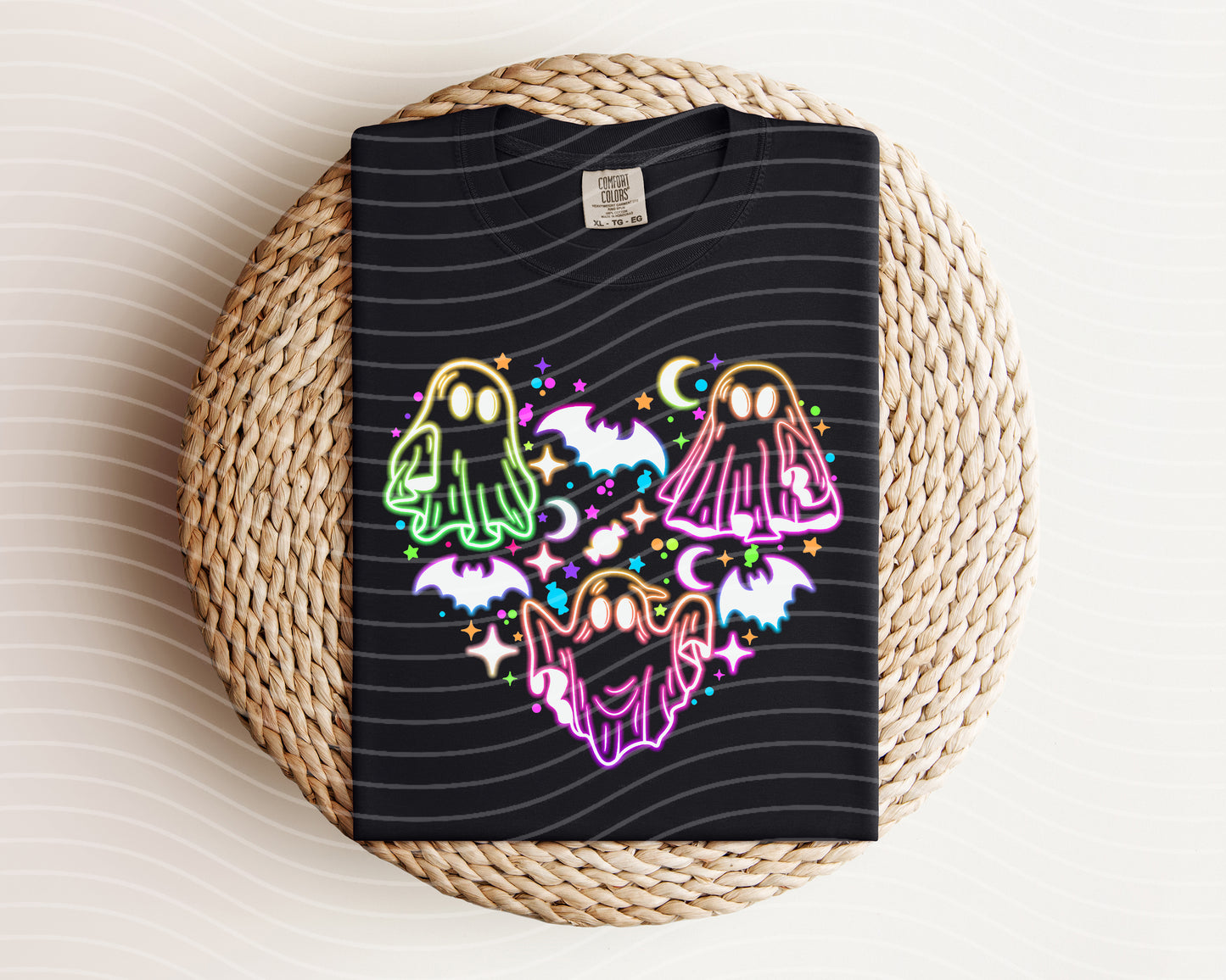 Neon Ghosts Graphic Tee
