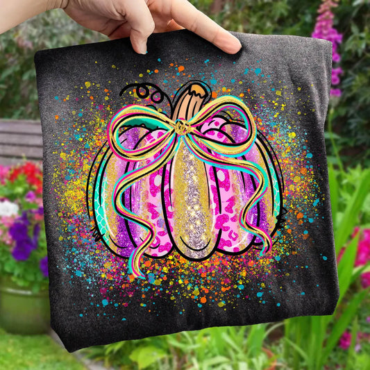 Splatter Pumpkin Graphic Tee