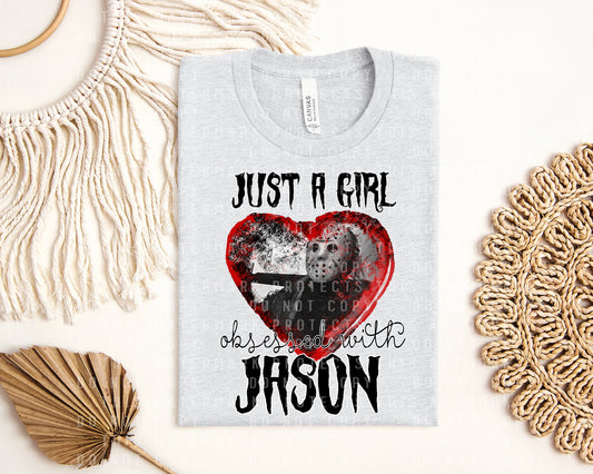 Just a Girl Obsessed with Jason Graphic Tee