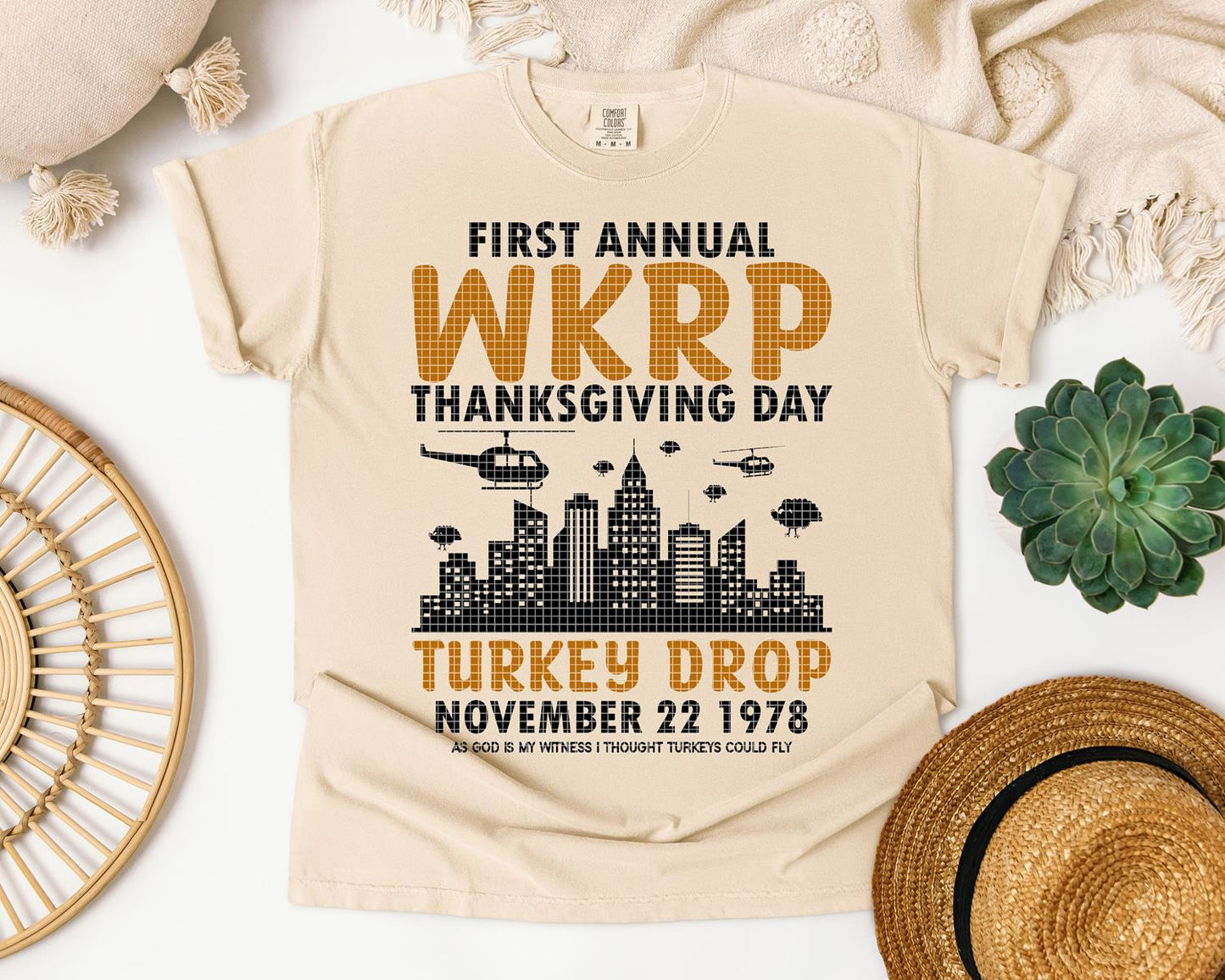 First Annual WKRP Turkey Drop Graphic Tee