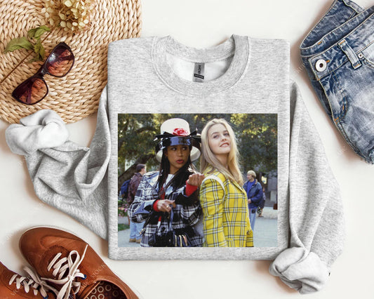 Dionne and Cher Iconic Besties Graphic Tee