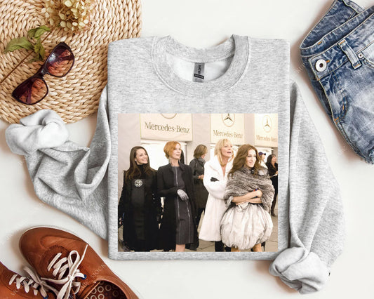 Charlotte and Miranda and Samantha and Carrie Iconic Besties Graphic Tee