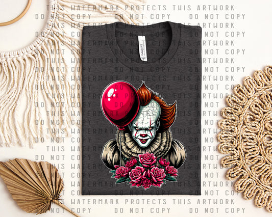 Floral Pennywise Graphic Tee