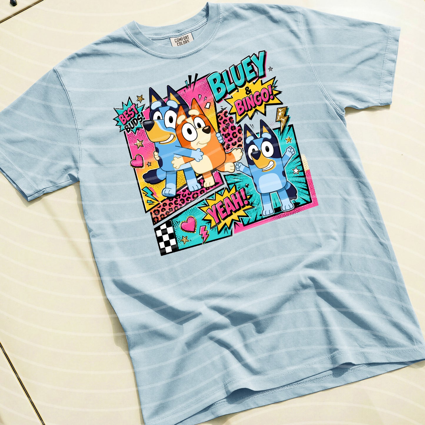 Blue Dog Comic Graphic Tee