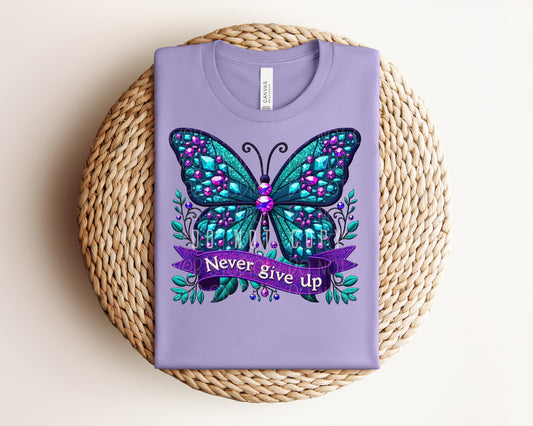 Never Give Up Graphic Tee