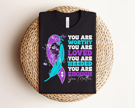 You are Worthy Graphic Tee