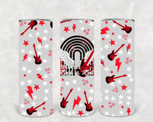 Long Live Rock & Roll 20 oz Skinny Tumbler