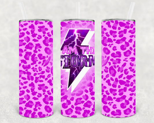 I am the Storm 20 oz Skinny Tumbler