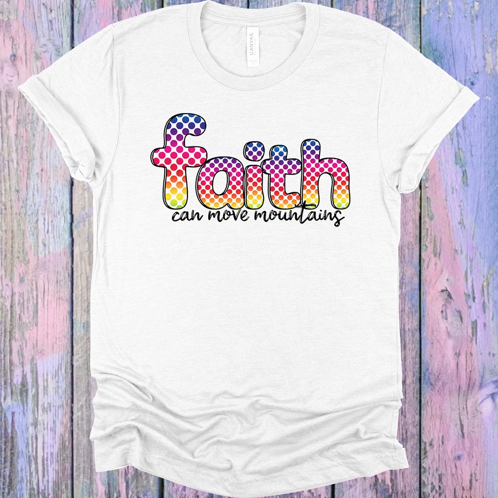 Faith Can Move Mountains Graphic Tee Graphic Tee