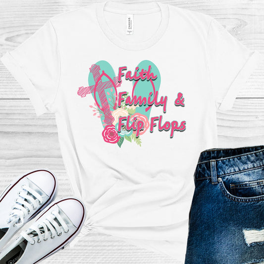 Faith Family & Flip Flops Graphic Tee Graphic Tee