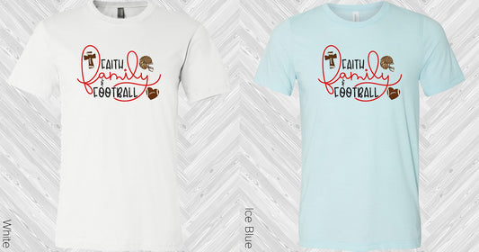 Faith Family And Football Graphic Tee Graphic Tee