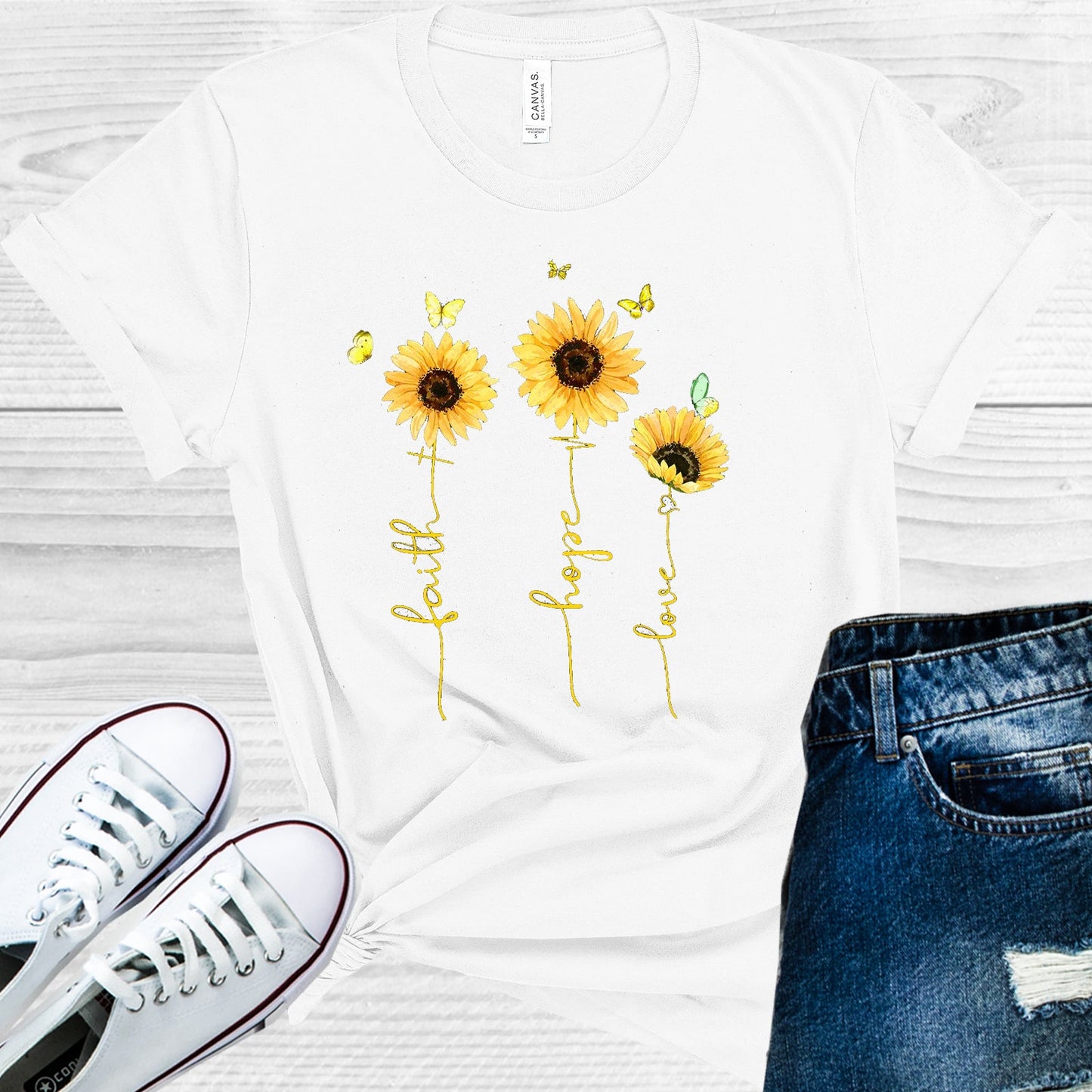 Faith Hope Love Graphic Tee Graphic Tee