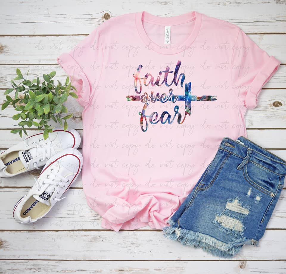 Faith Over Fear Graphic Tee Graphic Tee