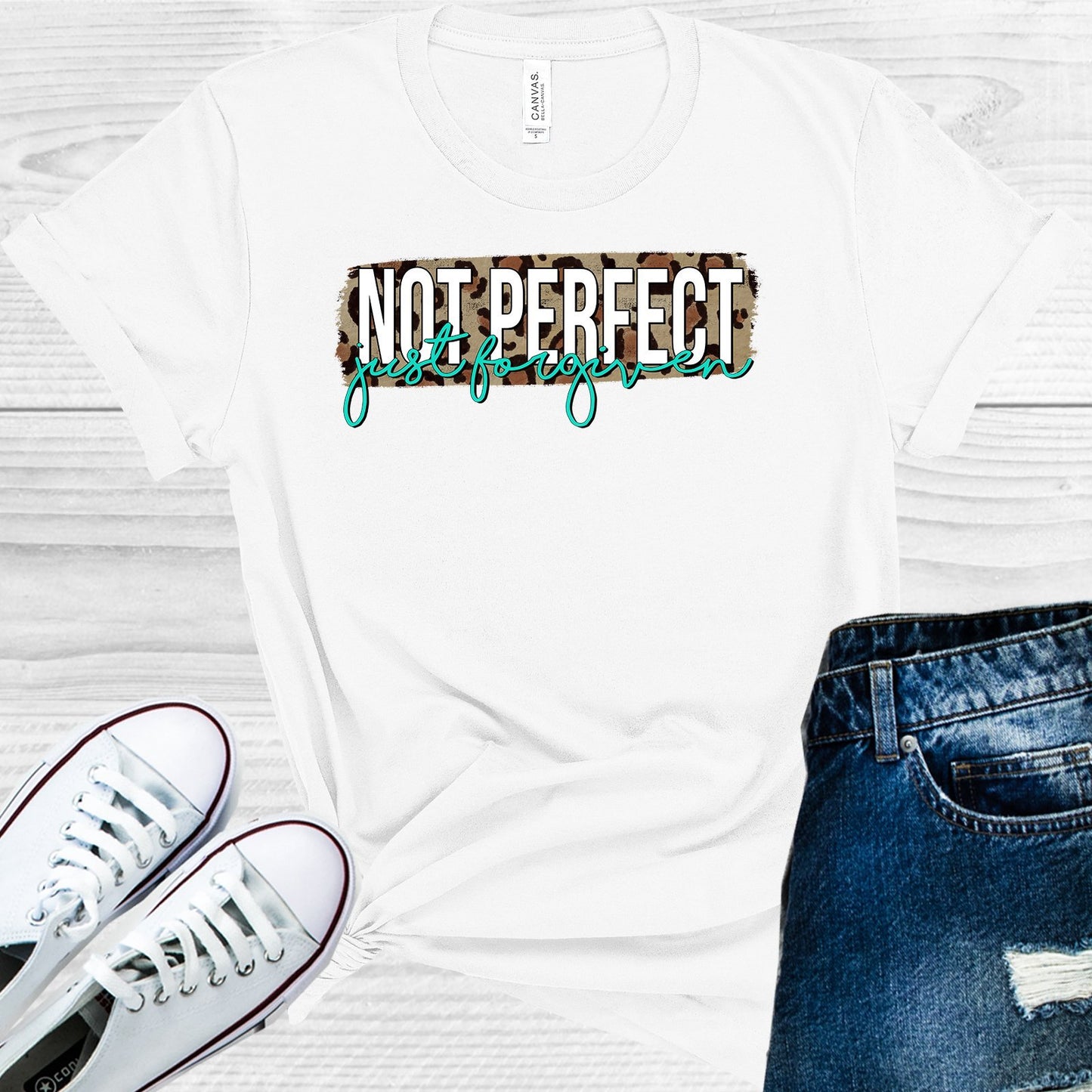 Not Perfect Just Forgiven Graphic Tee Graphic Tee