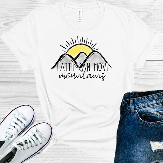 Faith Can Move Mountains Graphic Tee Graphic Tee