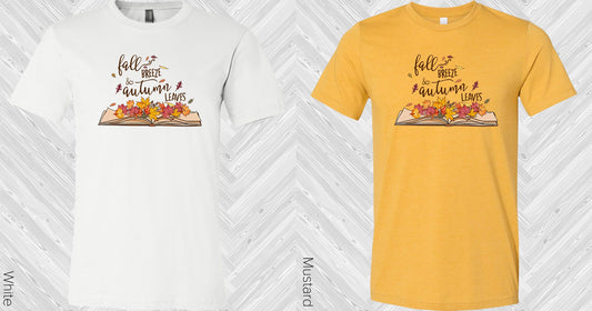 Fall Breeze & Autumn Leaves Graphic Tee Graphic Tee