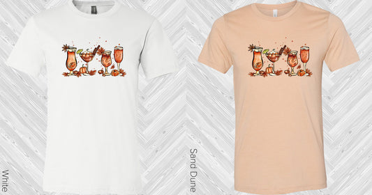 Fall Cocktails Graphic Tee Graphic Tee