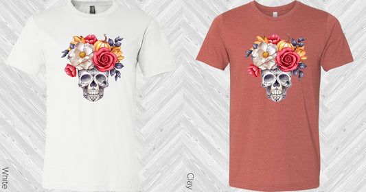 Fall Skull Graphic Tee Graphic Tee