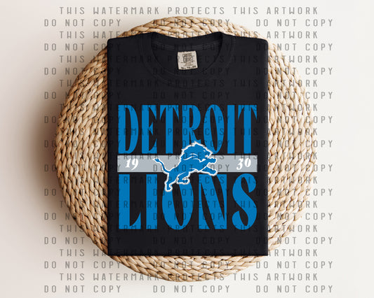 Detroit Lions Graphic Tee