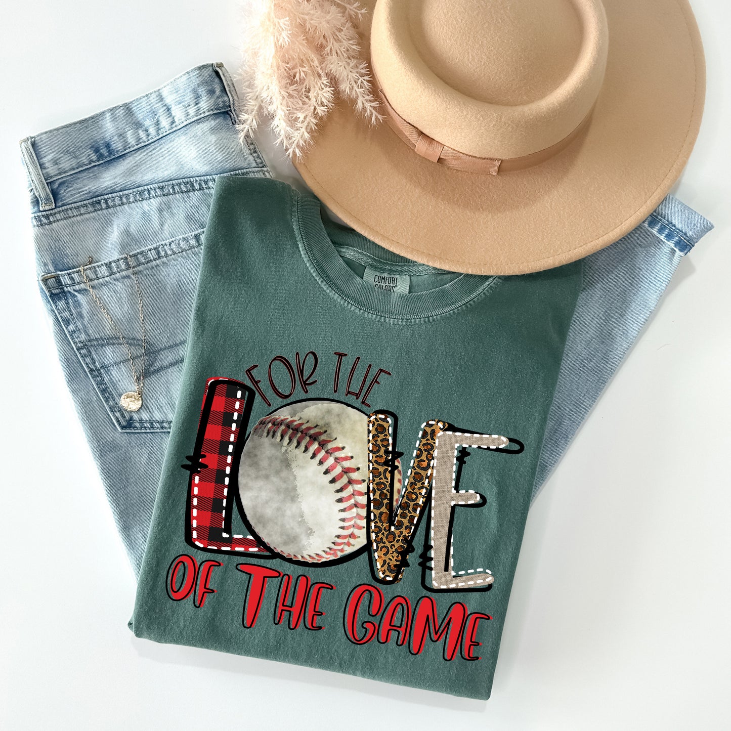 For the Love of the Game Baseball Graphic Tee